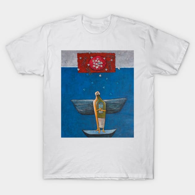 Guardian angel T-Shirt by carolenewmanarts